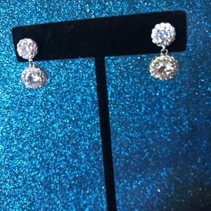 CZ DoubleBling Earrings
